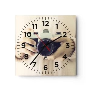Horloge murale - Pendule murale - Pour voir plus ... - 30x30 cm