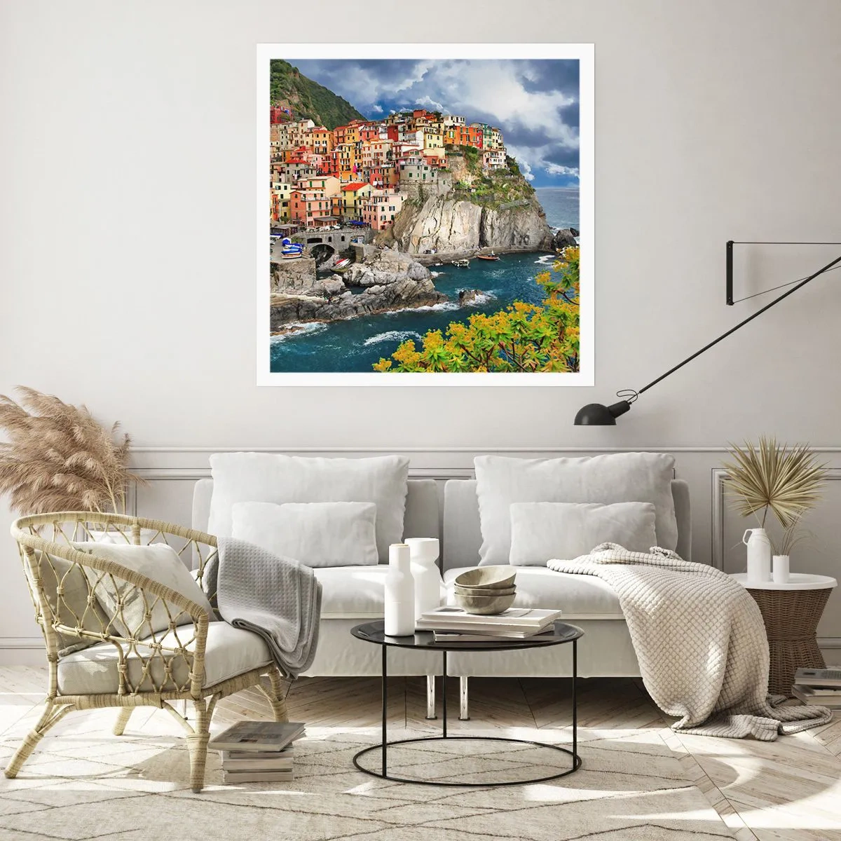 Affiche - Poster - Un groupe embrassant les rochers - 30x30 cm