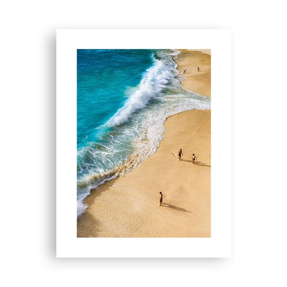 Affiche - Poster - Et ensuite le soleil, la plage… - 30x40 cm