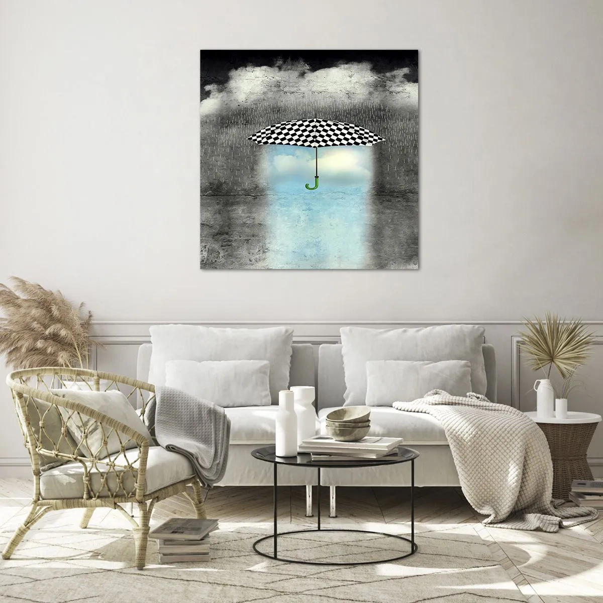 Impression sur verre - Image sur verre - Et pourtant c'est possible - 50x50 cm