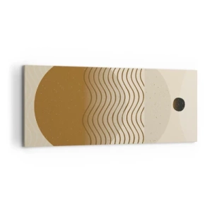 Impression sur toile - Image sur toile - Sur l'origine des figures géométriques - 100x40 cm