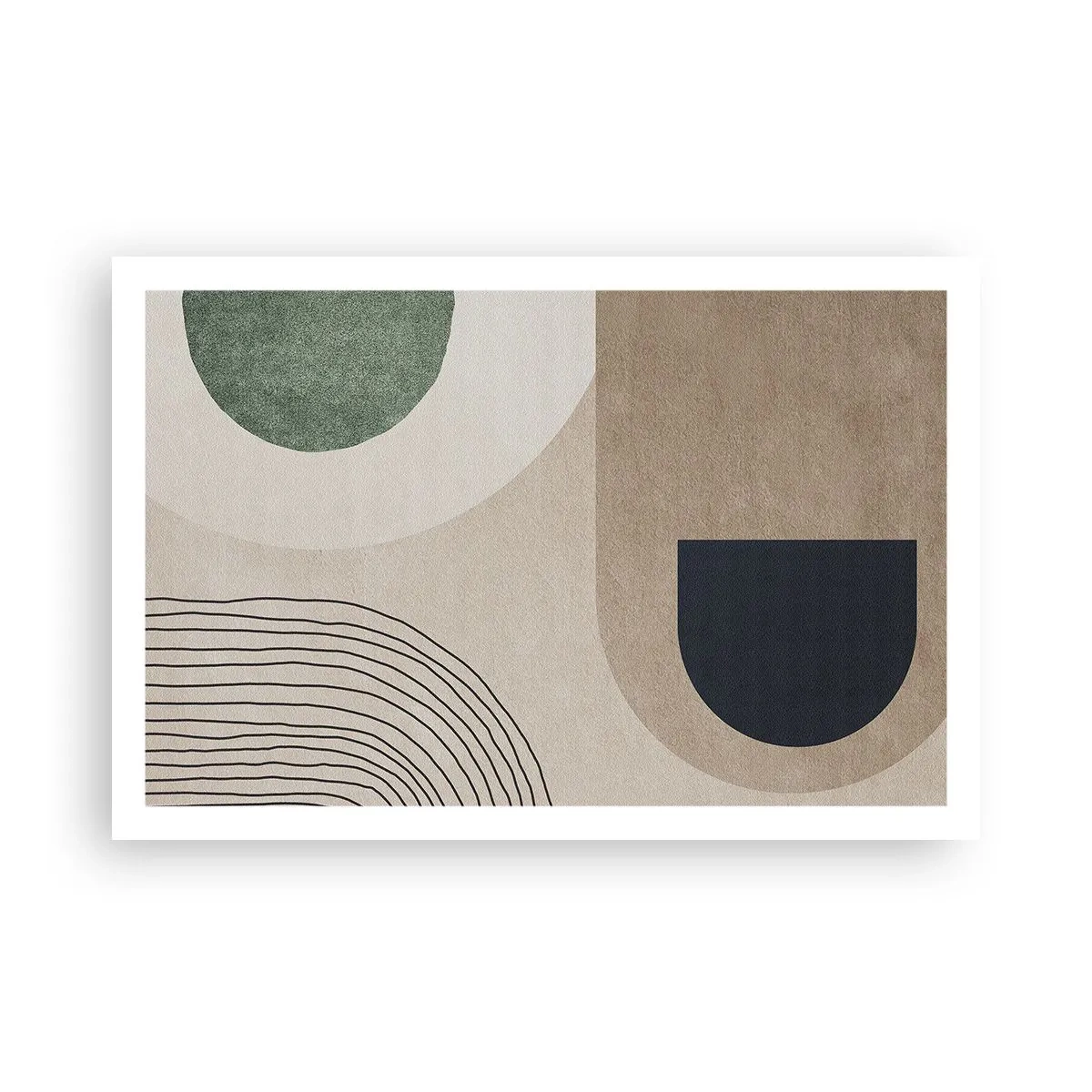 Affiche - Poster - La douceur de l'ovale - 91x61 cm