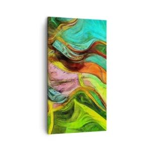 Impression sur toile - Image sur toile - Le mouvement c'est la vie - 45x80 cm