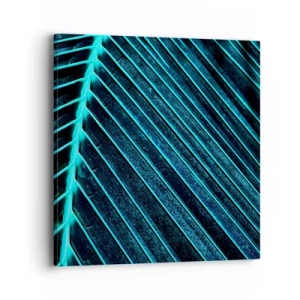 Impression sur toile - Image sur toile - Texture verte - 40x40 cm