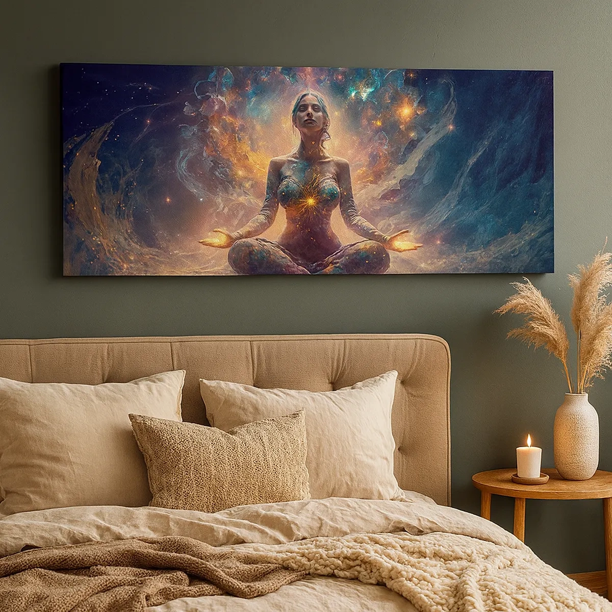 Impression sur toile - Image sur toile - Flux de bonne énergie - 30x30 cm