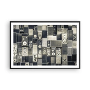 Affiche dans un cadre noir - Poster - Tout va bien - 91x61 cm