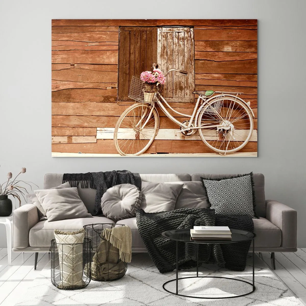 Impression sur verre - Image sur verre - Je reviens tout de suite - 70x50cm - Je reviens tout de suite - Décoration murale moderne pour le salon et la chambre ARTTOR