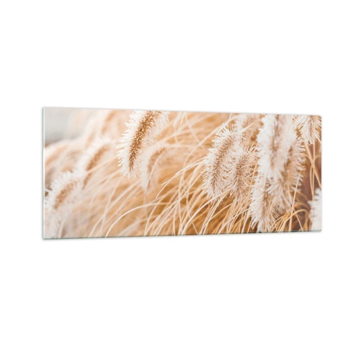 Impression sur verre - Image sur verre - Le bruissement doré de l'herbe - 100x40 cm