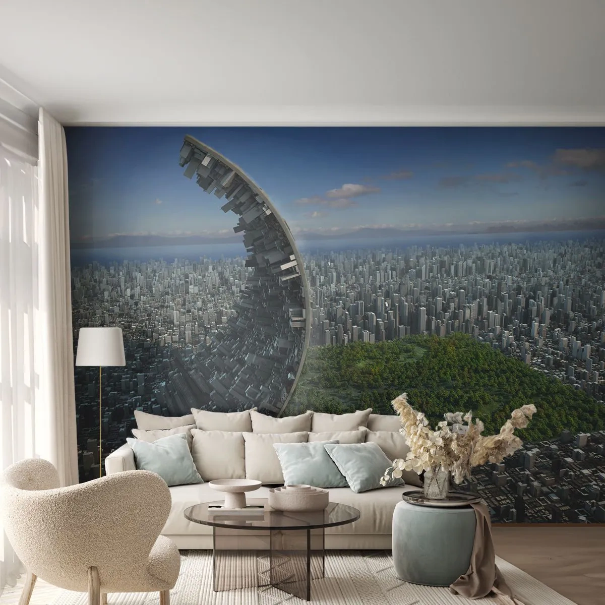Papier Peint Photo Premium Canvas - La nature est éternelle - Abstraction, Architecture, Conception - 250x175 cm