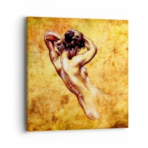 Impression sur toile - Image sur toile - Découverte, mais toujours mystèrieuse - 40x40 cm