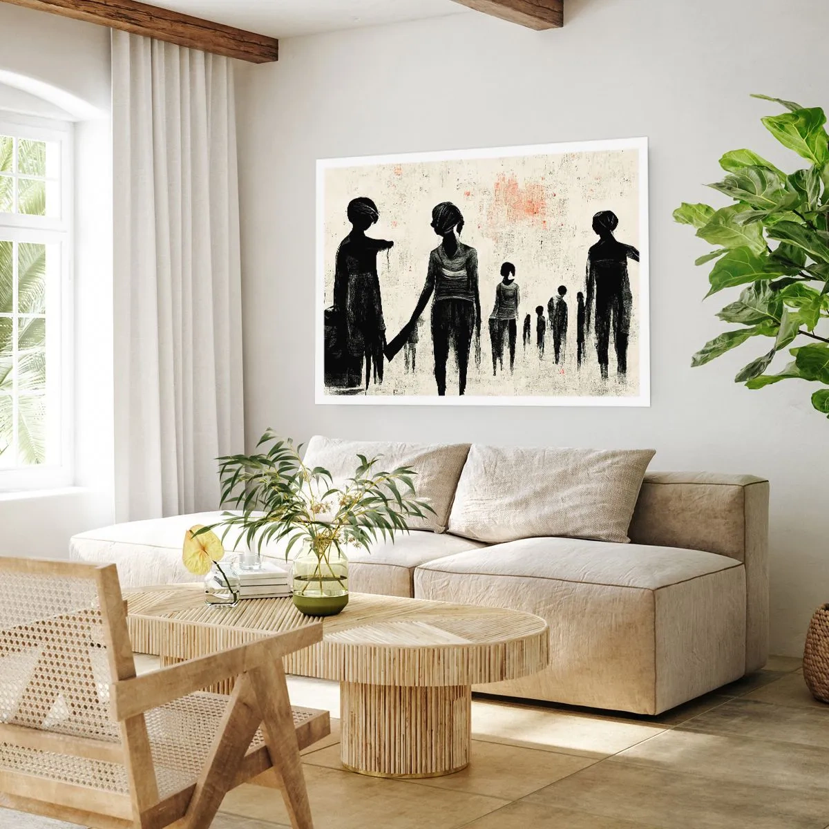 Affiche - Poster - Contre la solitude - 50x40 cm