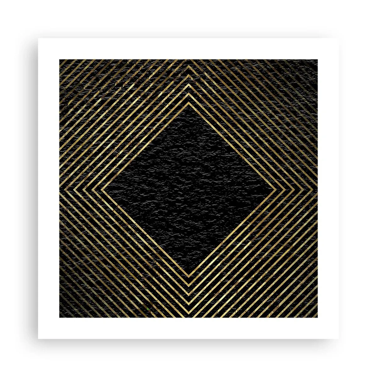 Affiche - Poster - Géométrie dans un style glamour - 50x50 cm