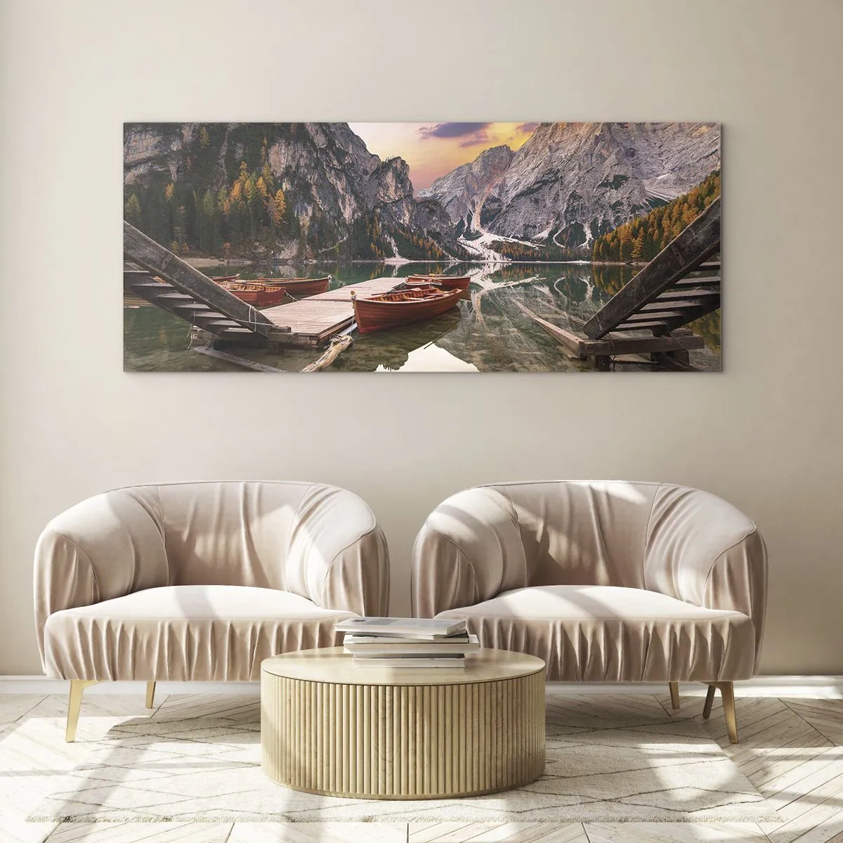 Impression sur verre - Image sur verre - Promesse du jour - 100x40 cm