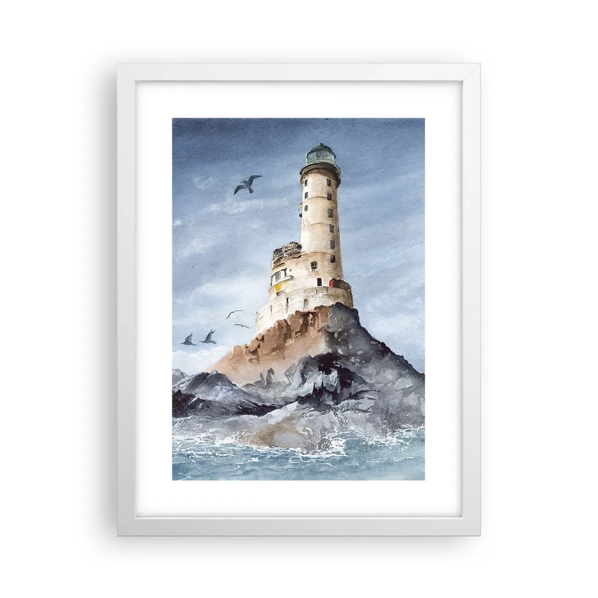 Affiche dans un cadre blanc - Poster - Invincible - 30x40 cm