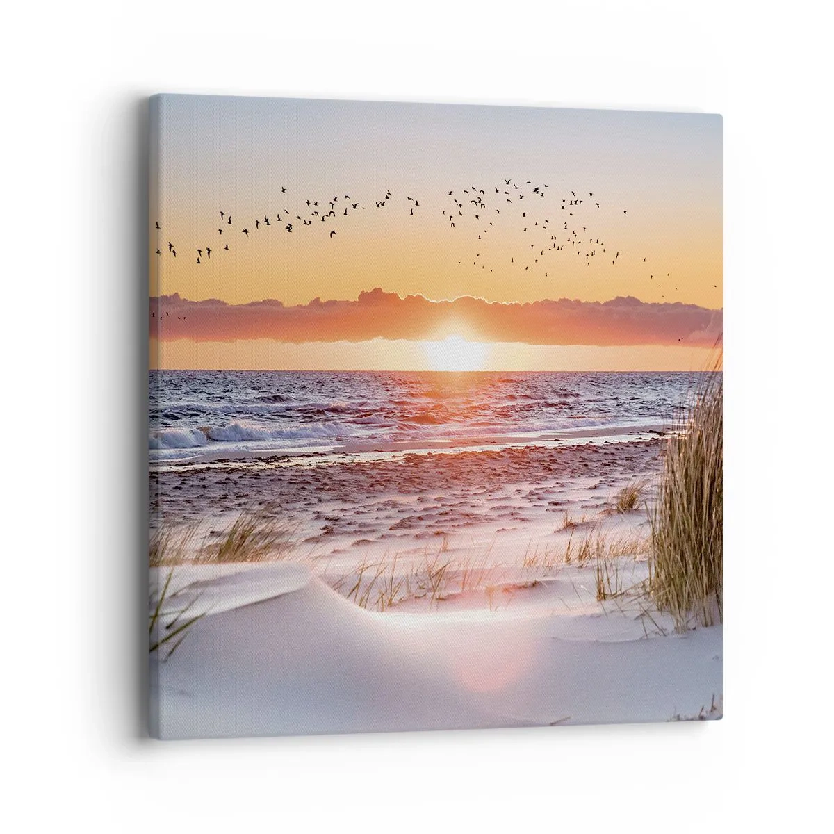 Impression sur toile - Image sur toile - Paysage horizontal - 40x40 cm