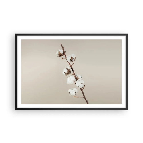 Affiche dans un cadre noir - Poster - A la source de la douceur - 91x61 cm