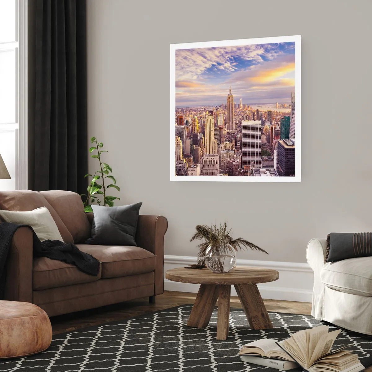 Affiche - Poster - Atteindre les nuages eux-mêmes - 50x50 cm