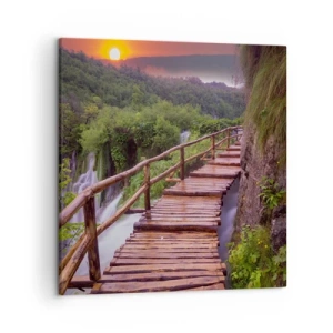 Impression sur toile - Image sur toile - La beauté au-delà de la croyance - 50x50 cm