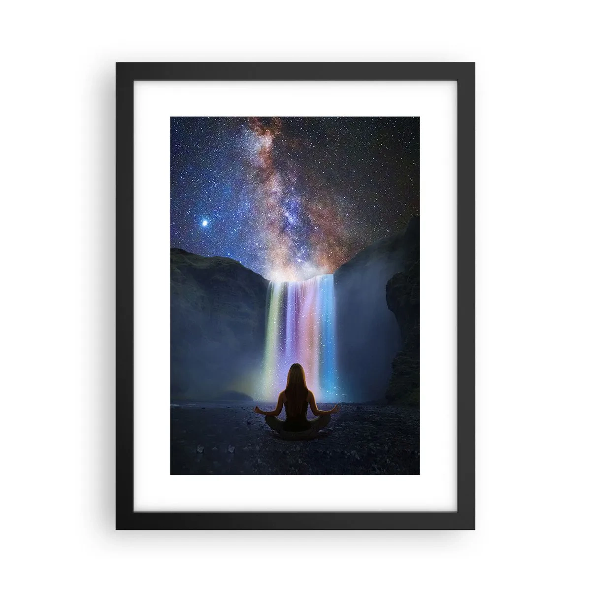 Affiche dans un cadre noir - Poster - Harmonie absolue - 30x40 cm