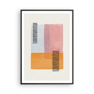 Affiche dans un cadre noir - Poster - D'un coin à l'autre - 70x100 cm