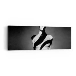 Impression sur toile - Image sur toile - Dans la brillance et l'ombre - 90x30 cm