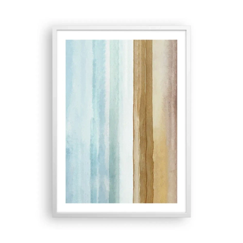 Affiche dans un cadre blanc - Poster - Réconfort - 50x70 cm