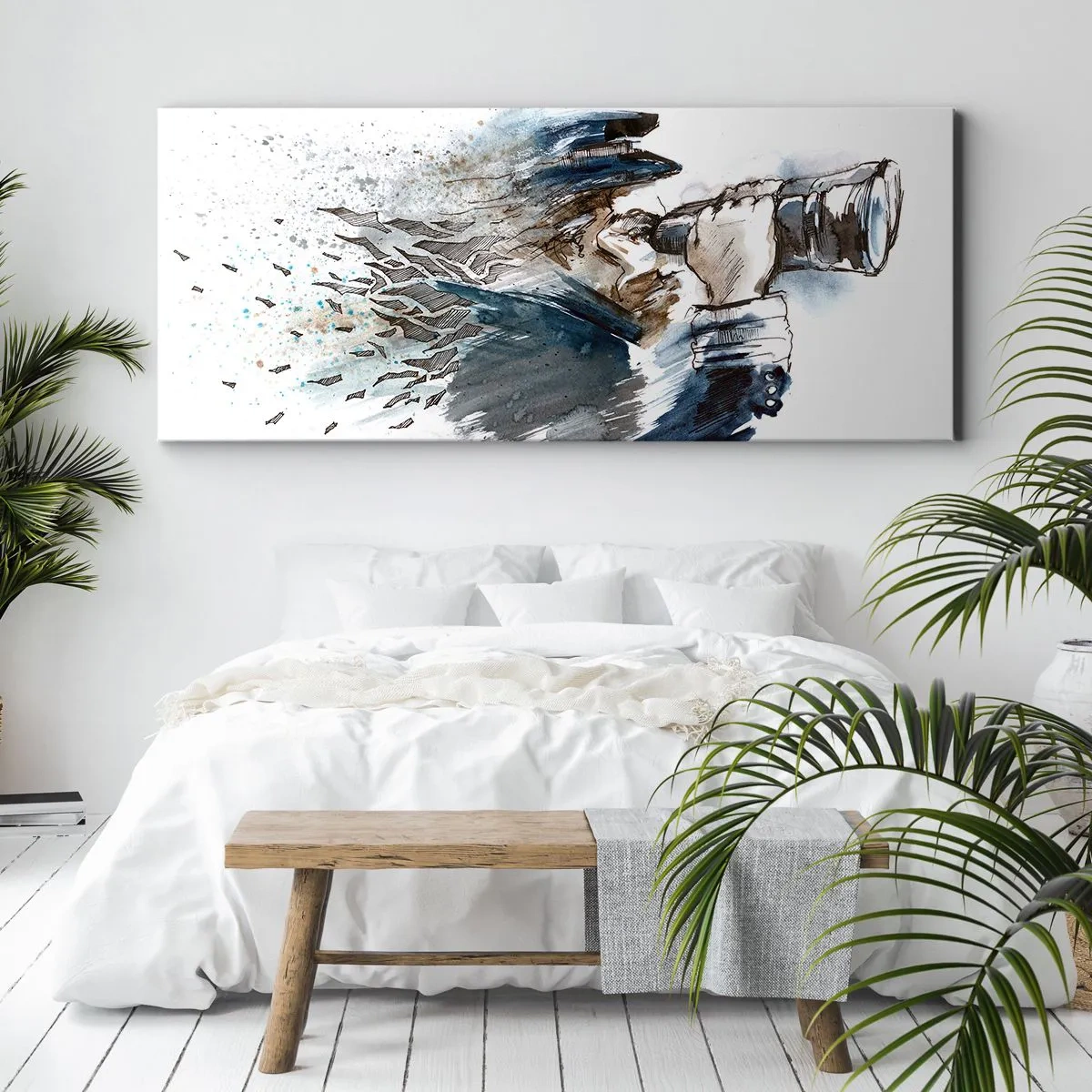 Impression sur toile - Image sur toile - Dix sur l'échelle de Beaufort ! - 90x30 cm