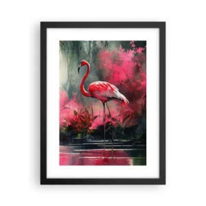 Affiche dans un cadre noir - Poster - Une leçon de grâce naturelle - 30x40 cm
