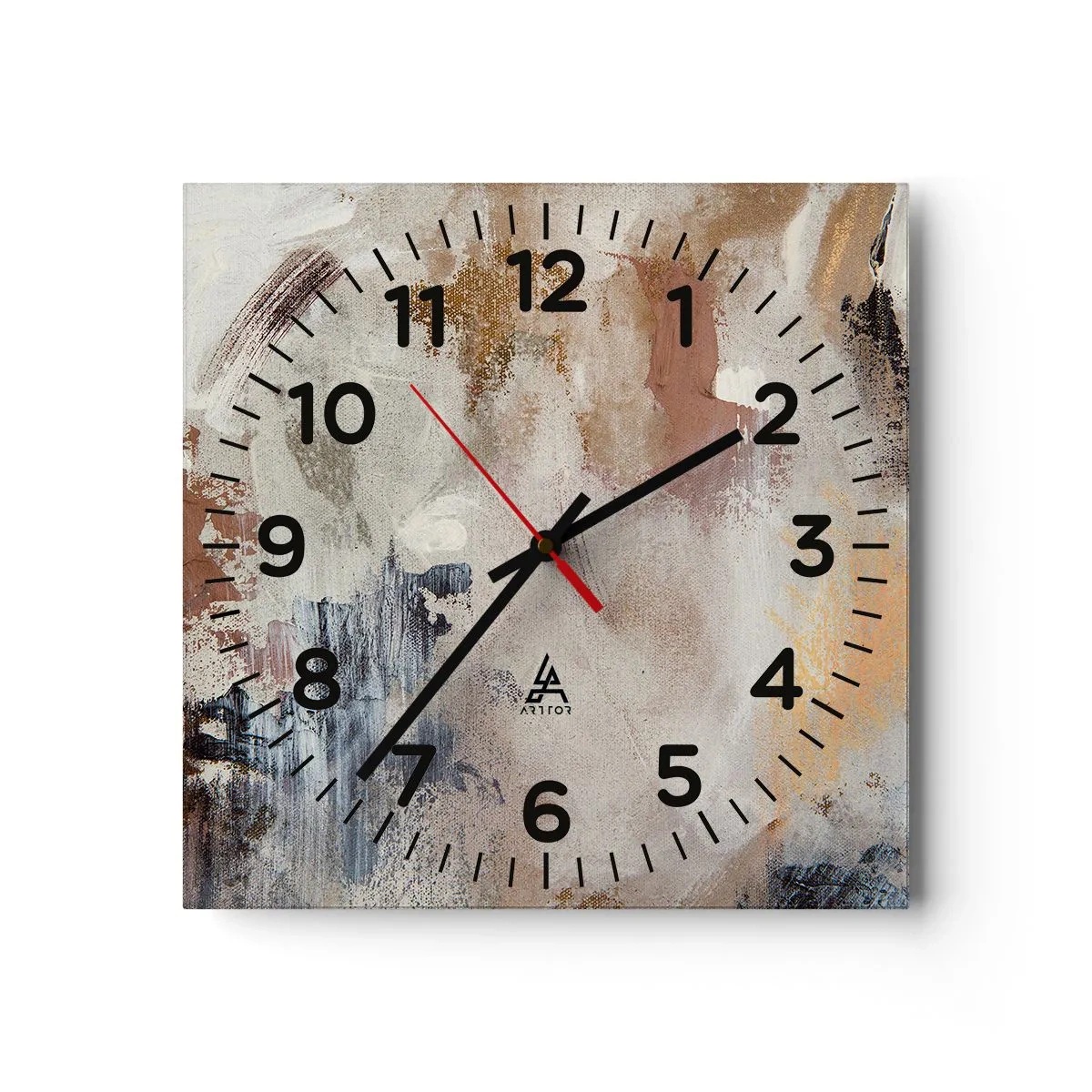 Horloge murale - Pendule murale - Abstraction brumeuse - 30x30 cm