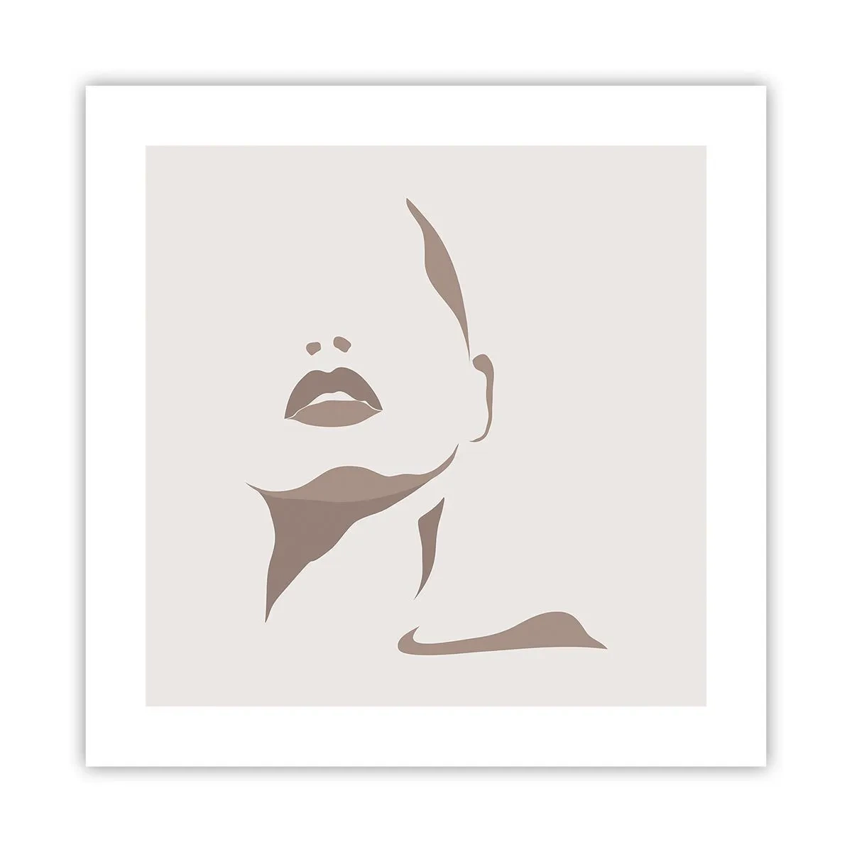 Affiche - Poster - Fait de lumière et d'ombre - 40x40 cm