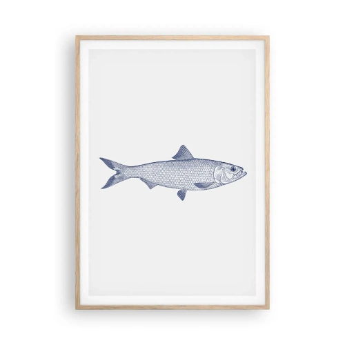 Affiche dans un chêne clair - Poster - Salutations des mers du nord - 70x100 cm