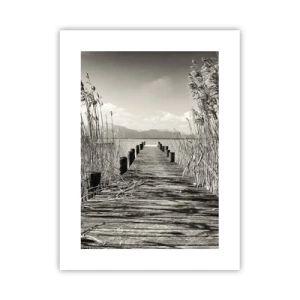 Affiche - Poster - Dans le calme de l'herbe - 30x40 cm