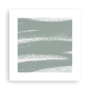 Affiche - Poster - Abstraction dans un climat hivernal - 30x30 cm