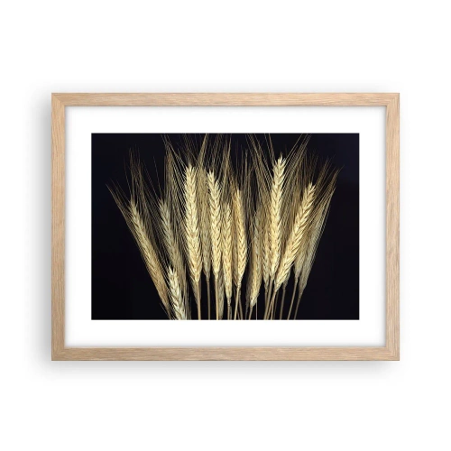 Affiche dans un chêne clair - Poster - Magie rustique - 40x30 cm