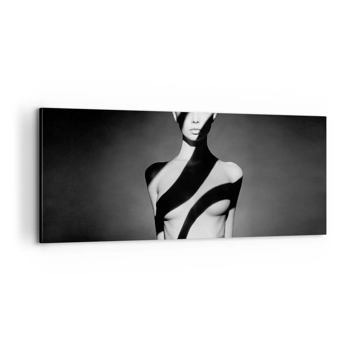 Impression sur toile - Image sur toile - Dans la brillance et l'ombre - 100x40 cm