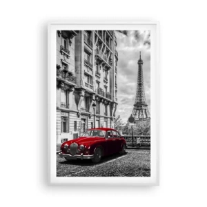 Affiche dans un cadre blanc - Poster - Prédateur dans la ville - 61x91 cm