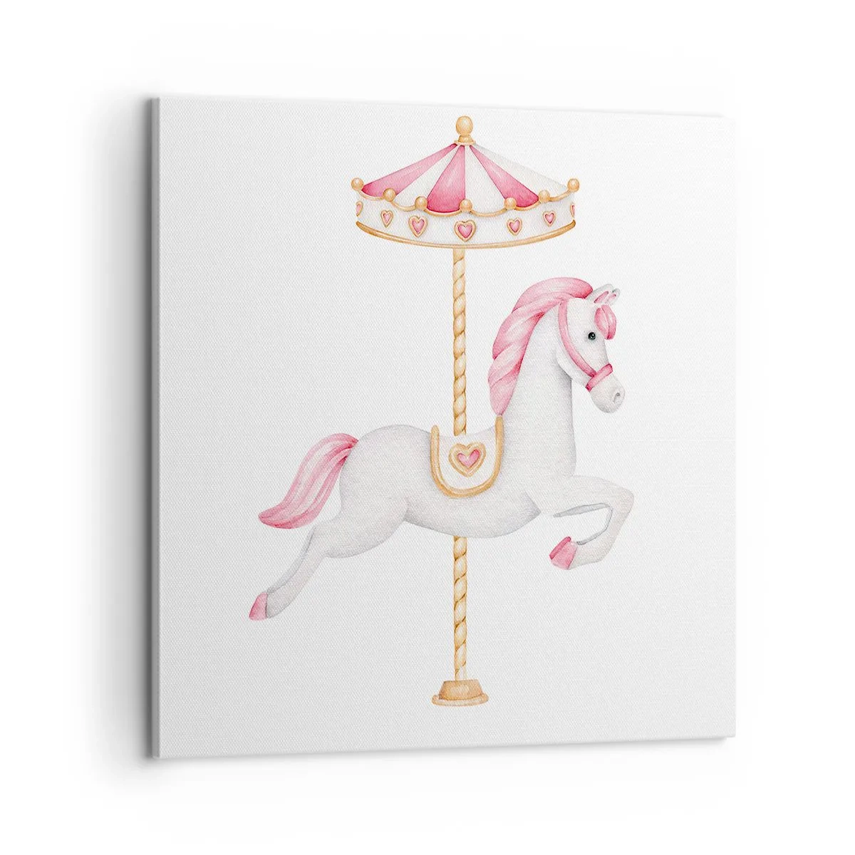 Impression sur toile - Image sur toile - Les sabots en avant - 60x60 cm