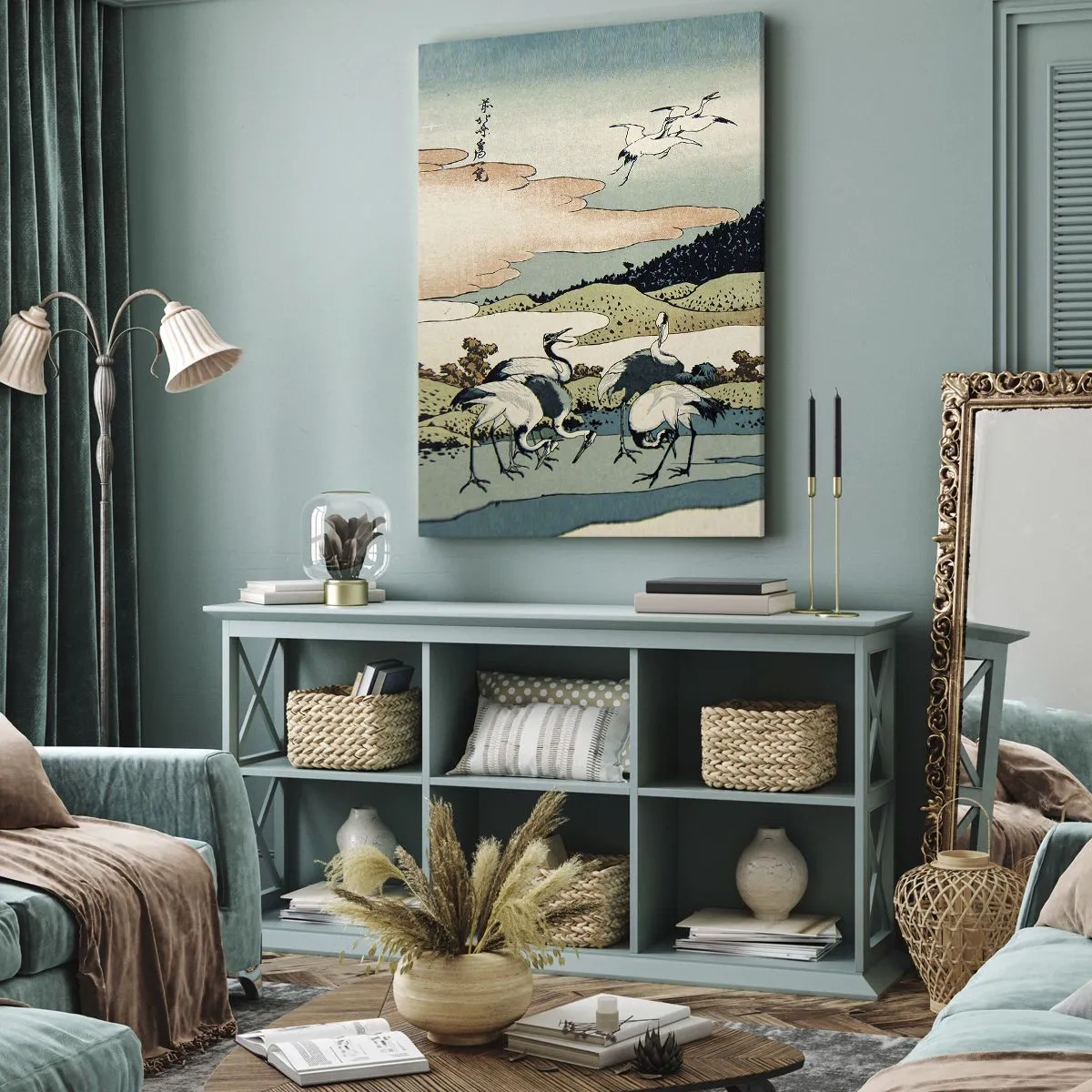 Impression sur toile - Image sur toile - Avec une âme japonnaise - 55x100 cm