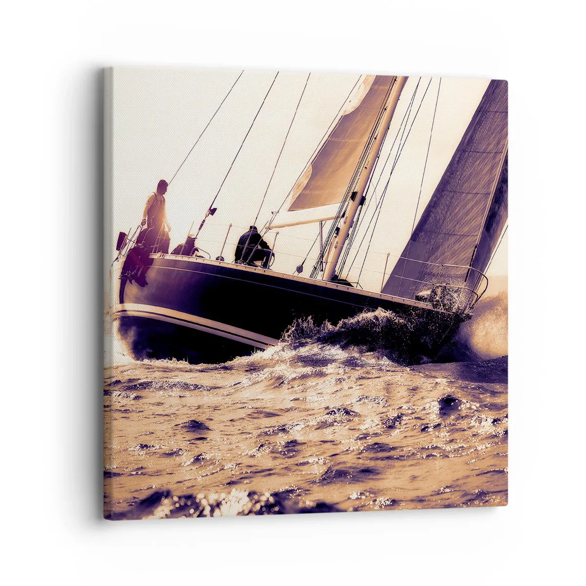Impression sur toile - Image sur toile - Navigue, marin - 30x30 cm