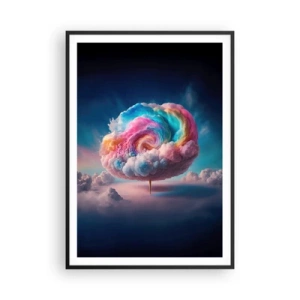 Affiche dans un cadre noir - Poster - Le rêve d'un parc d'attractions - 70x100 cm