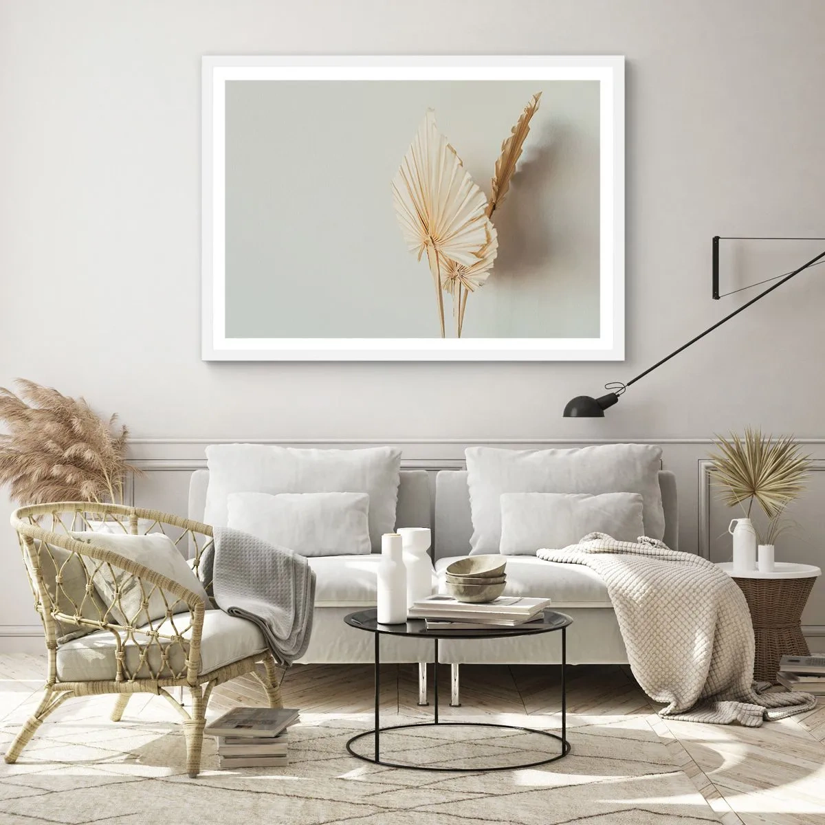 Affiche dans un cadre blanc - Poster - Quand tu dois t’apaiser - 100x70 cm