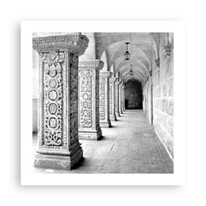 Affiche - Poster - Où cela mène-t-il…? - 50x50 cm