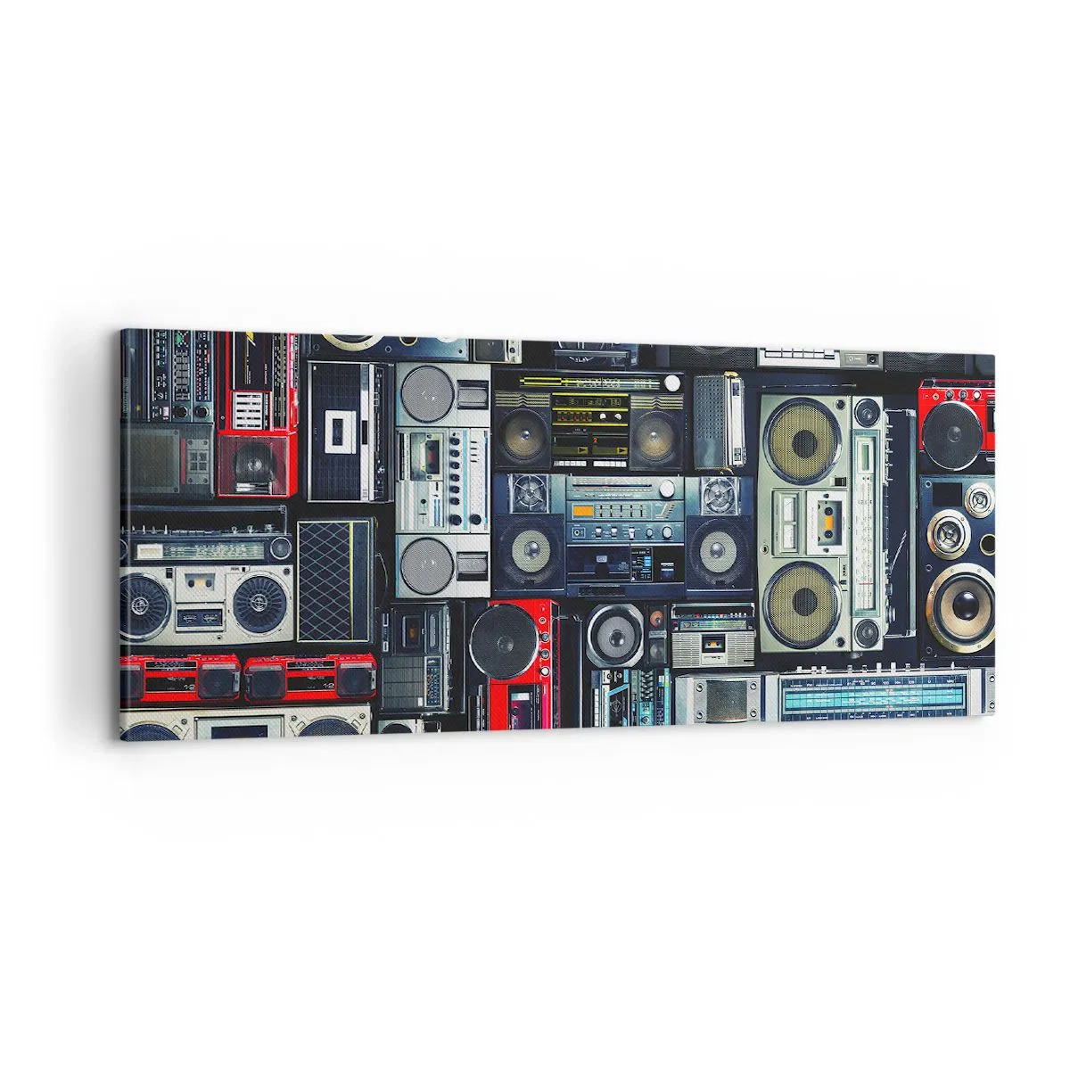 Impression sur toile - Image sur toile - Nostalgie des années 80 - 100x40 cm