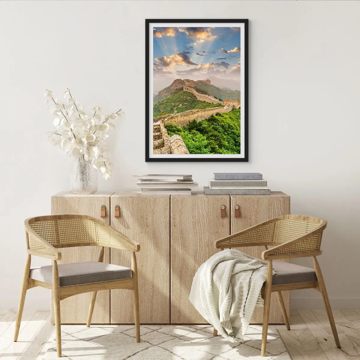 Affiche dans un cadre noir - Poster - Grandeur éternelle - 70x100 cm