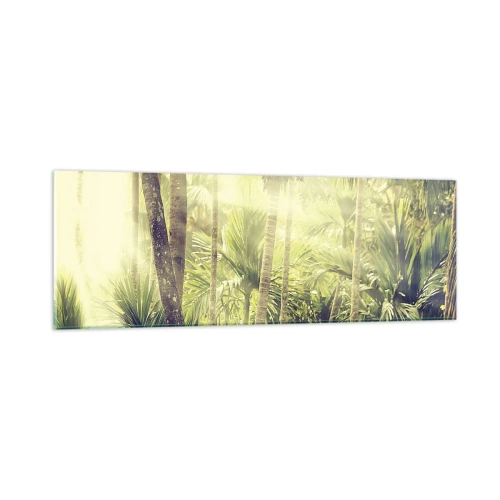 Impression sur verre - Image sur verre - Nature enflammée - 90x30 cm