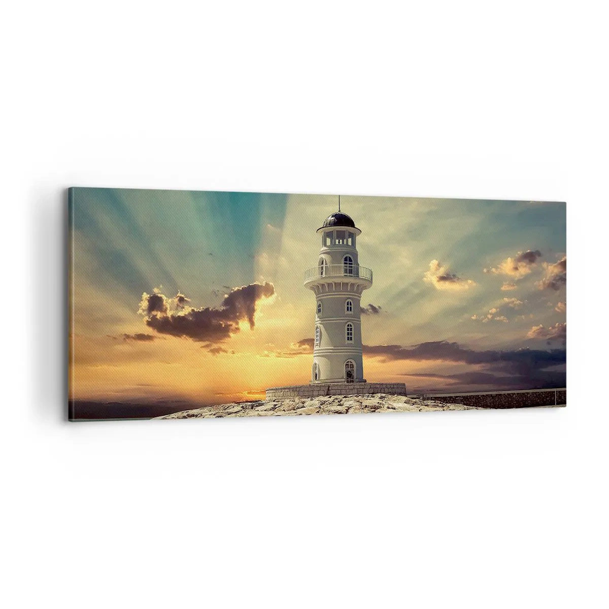 Impression sur toile - Image sur toile - Lumière - Bonté - Beauté - 100x40 cm
