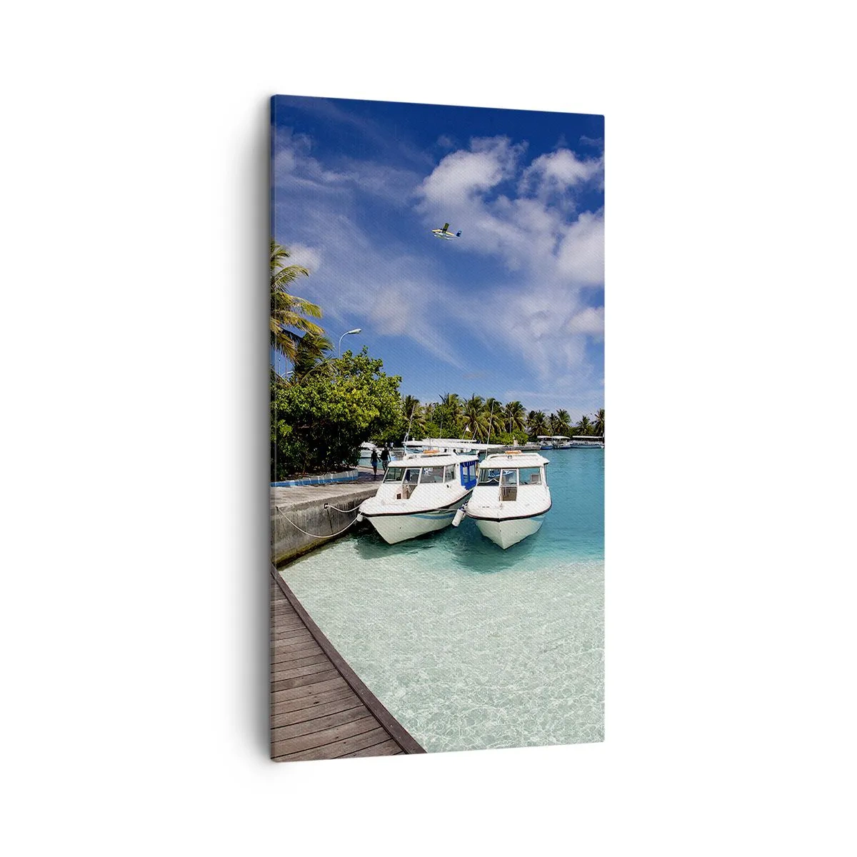 Impression sur toile - Image sur toile - Et cependant, le paradis existe bien - 45x80 cm