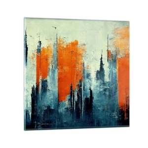 Impression sur verre - Image sur verre - Paysage moderne - 30x30 cm