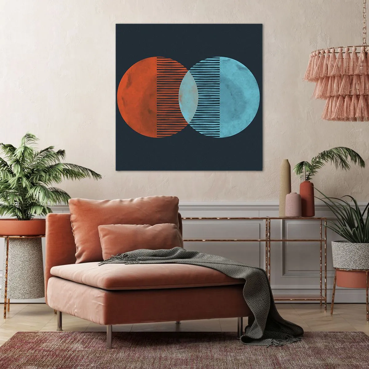 Impression sur toile - Image sur toile - Fantaisie astronomique - 70x70 cm