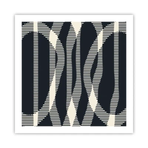 Affiche - Poster - Une tentative de briser l'obscurité - 60x60 cm